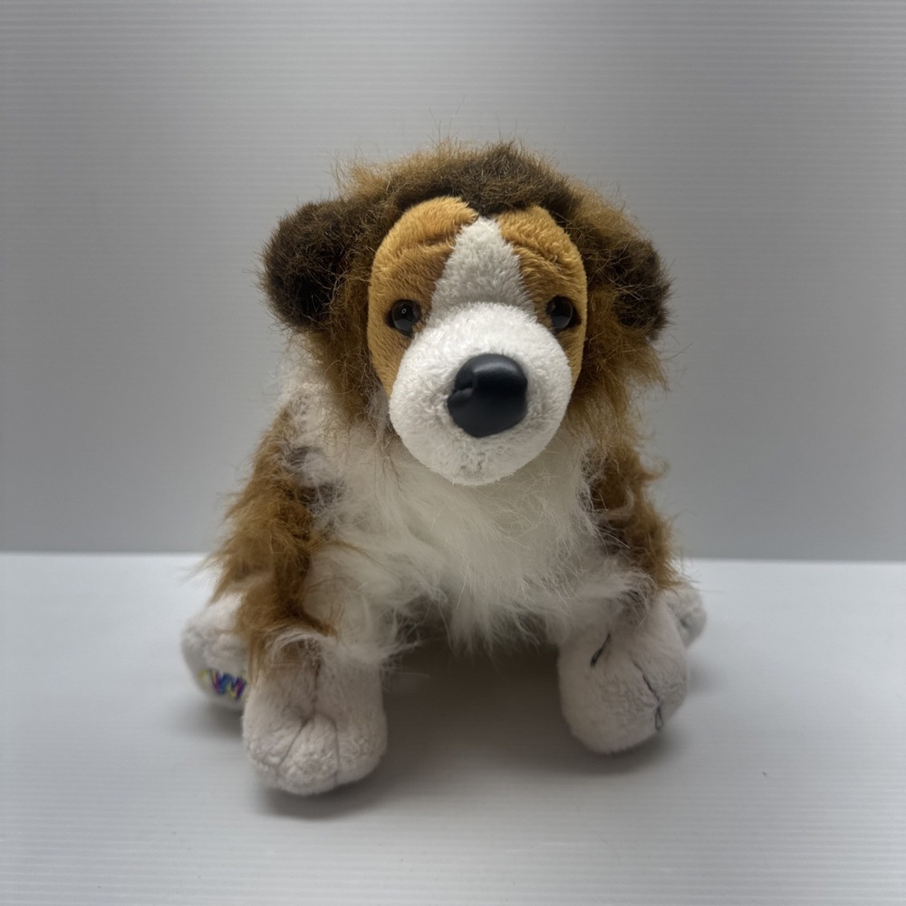 Ganz Webkinz Collie Dog Plush Stuffed Toy‎ HM149- NO CODE